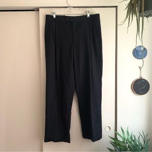 Men’s Wool Pinstripe Suit Pants